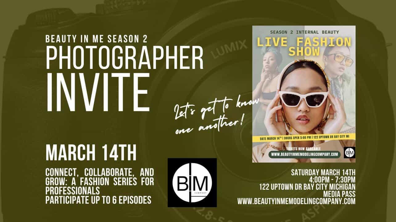 Fashion Photography Indie Fest 2025 at Michigan Central Station. Designer Fly Ty walks down the runway.